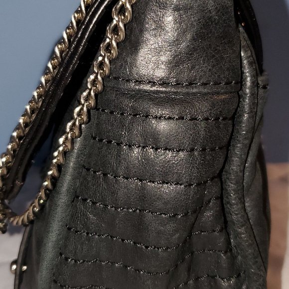 BCBGMAXAZRIA Black Leather Bag - Picture 12 of 16